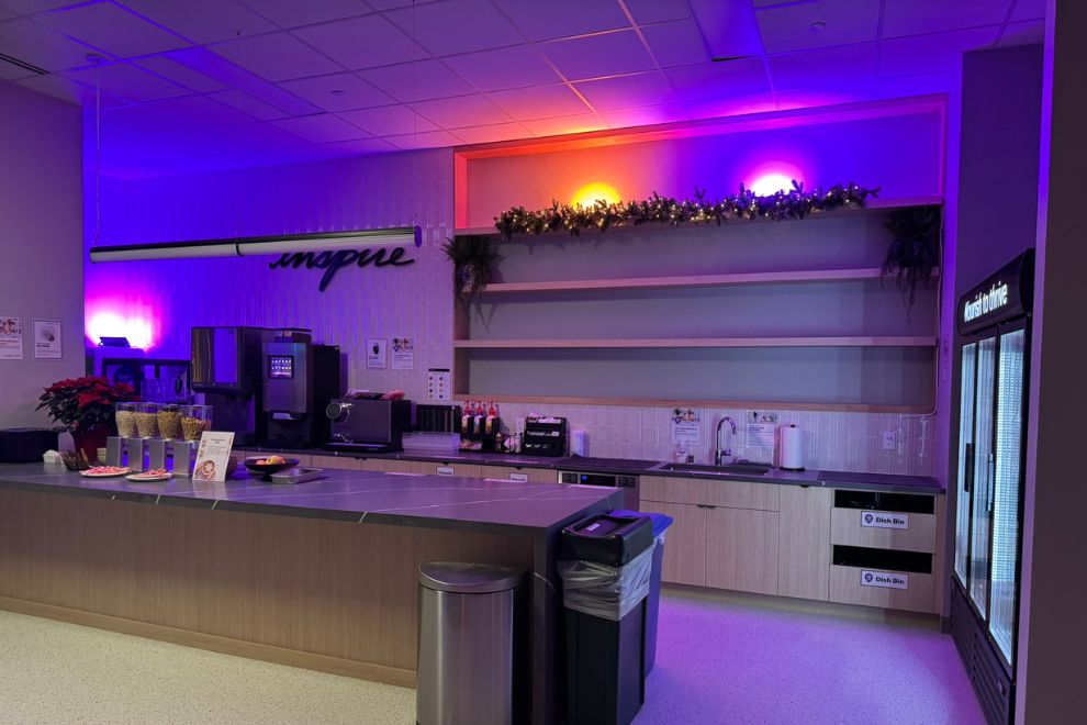 Break room cabinetry