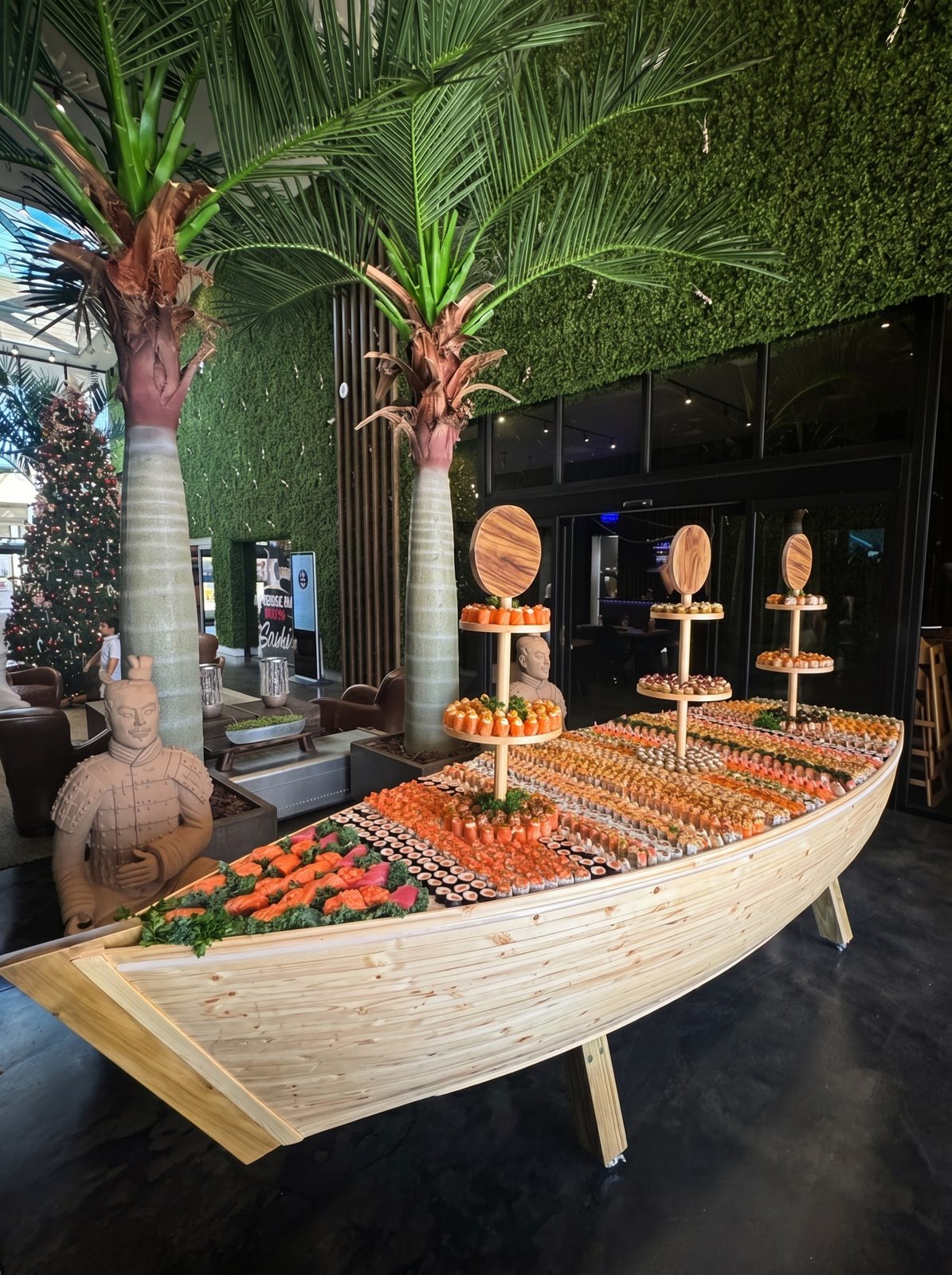 Sushi boat restaurant millwork